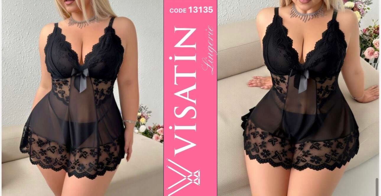 VİSATİN 13135 SATEN GECELİK BATTAL