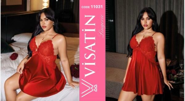 VİSATİN 11031 SATEN GECELİK BATTAL