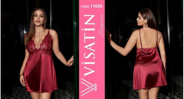 VİSATİN 11020 SATEN GECELİK BATTAL
