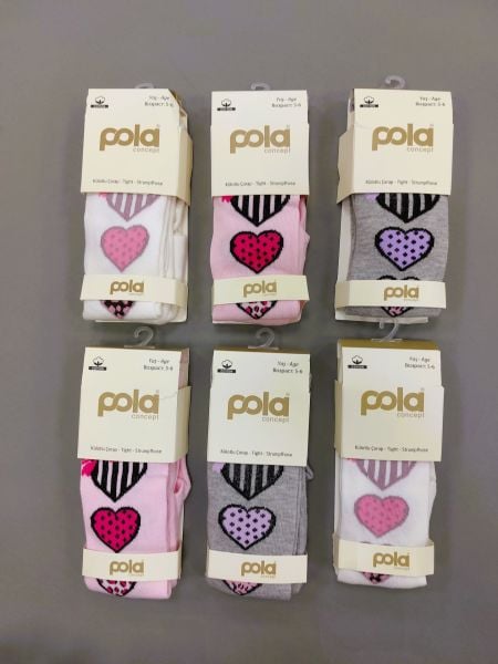 POLA ÇOCUK DESENLİ KÜLOTLU ÇORAP