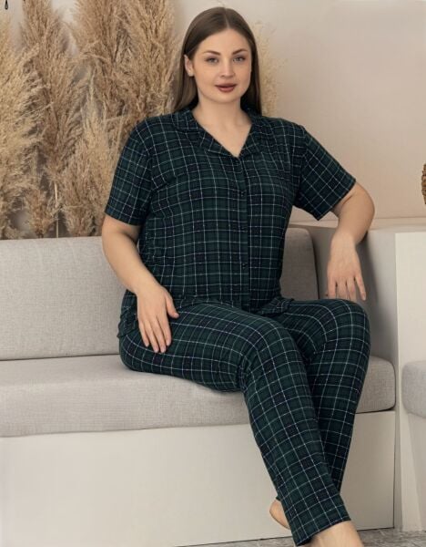 CHARME P600-224 MİLAN BATTAL GÖMLEK KKOL PİJAMA Tk