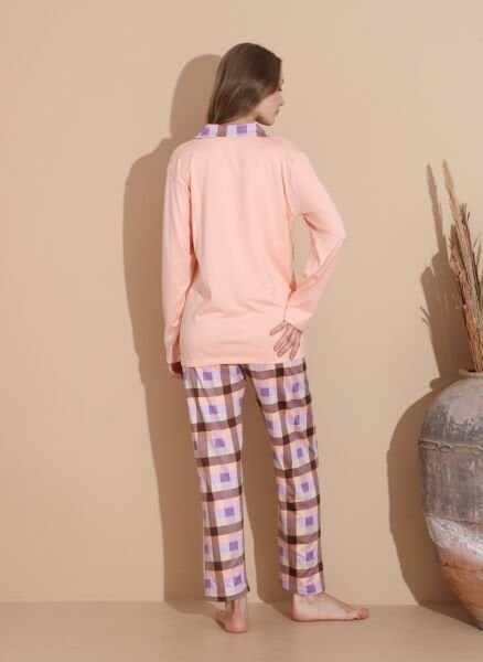 BOYRAZ 08021 BAYAN SENDY DÜĞMELİ PİJAMA TAKIM