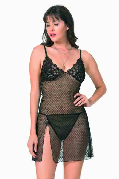 PRİMODA 4084 KISA TÜL GECELİK
