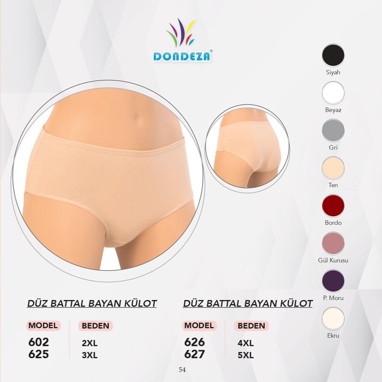 DONDEZA 627 BAYAN DÜZ BATO 5XL