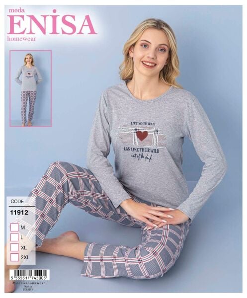 ENİSA 11912 BAYAN PİJAMA TAKIM