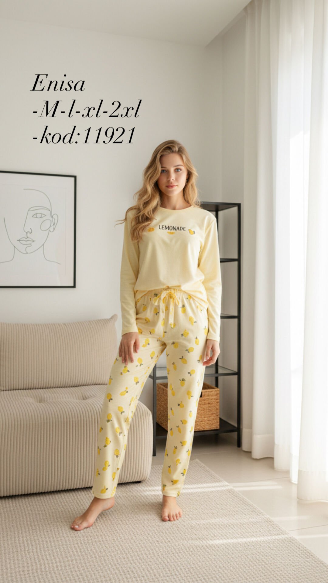 ENİSA 11921 BAYAN PİJAMA TAKIM