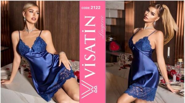 VİSATİN 2122 SATEN GECELİK