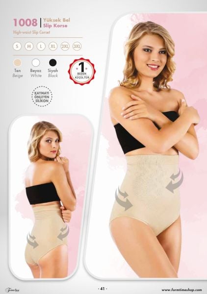 FORM TİME 1008-B TOPARLAYICI SLİP KORSE