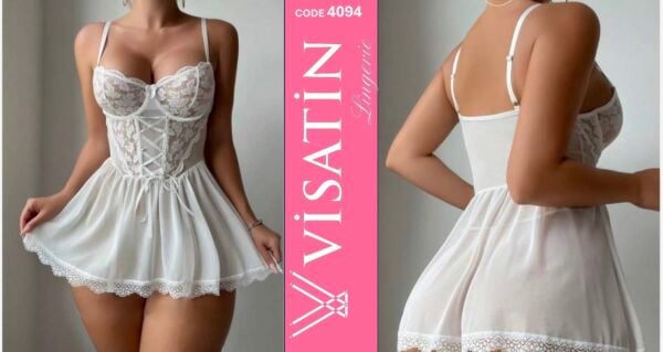 VİSATİN 4094 SATEN GECELİK