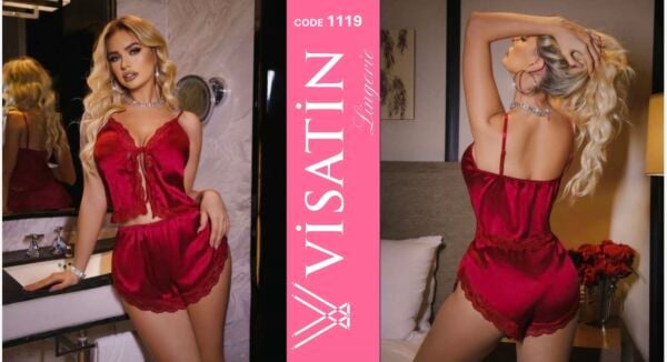 VİSATİN 1119 SATEN GECELİK