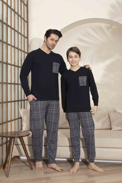 TARIK 3994 ERKEK 11-15 YAŞ PENYE U.KOL PİJAMA TKM