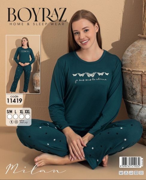 BOYRAZ 11419 MİLAN PİJAMA TAKIM
