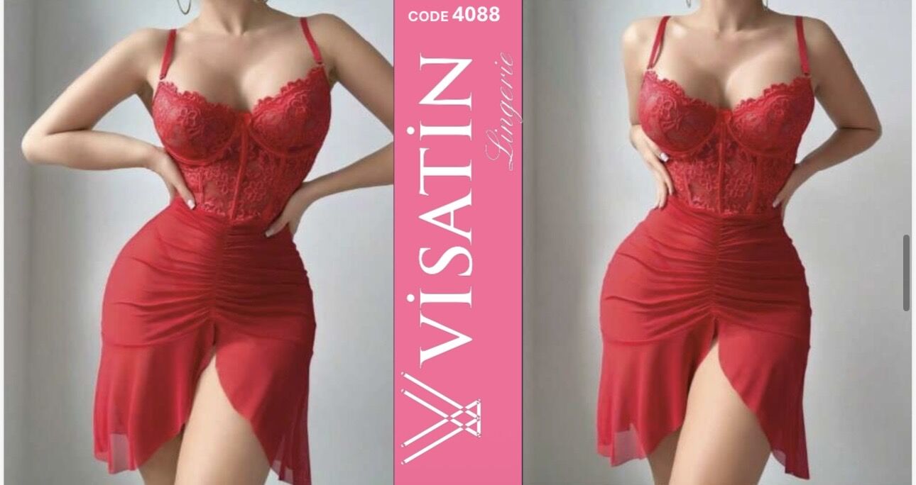 VİSATİN 4088 SATEN GECELİK