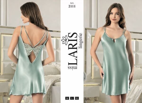 MİSS LARİS 2111 SATEN KISA GECELİK
