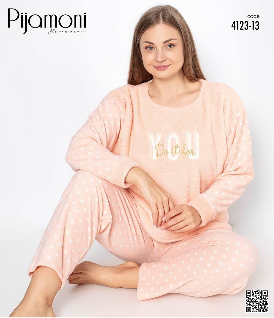 PİJAMONİ 4123-13 BATTAL POLAR WELSOFT TAKIM