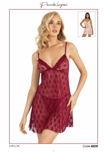 PRİMODA 4220 KISA TÜL GECELİK