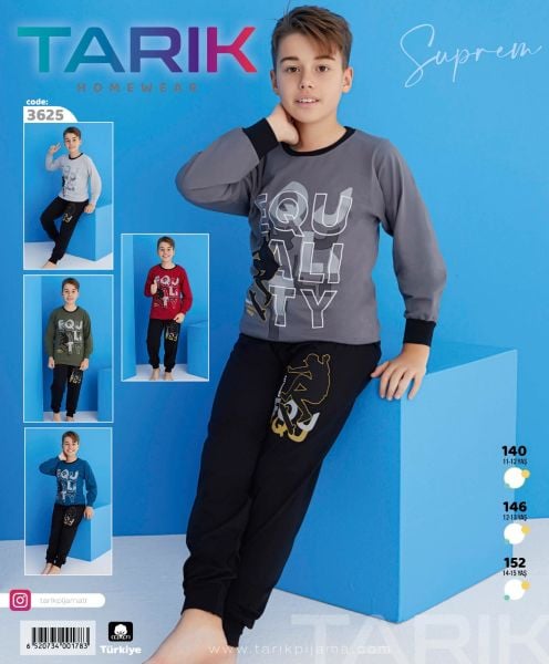 TARIK 3625 ERKEK GES 11-15 YAŞ PİJAMA TAKIM