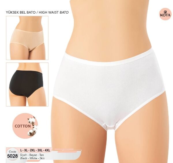 KOTA 5028 BAYAN YÜKSEK BEL PENYE BATO 3XL-4XL