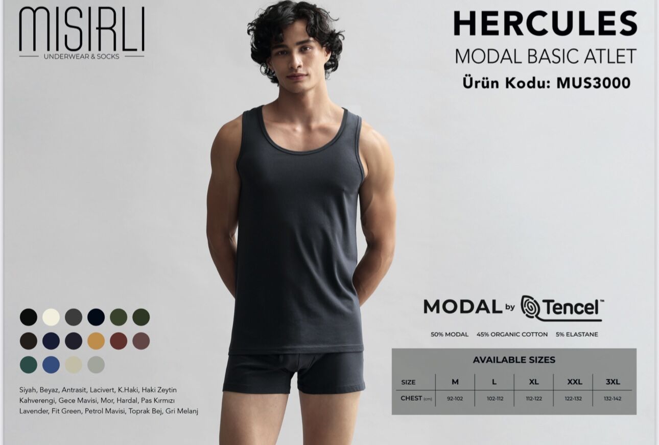 MISIRLI 3000 ERKEK MODAL HERCULES ATLET