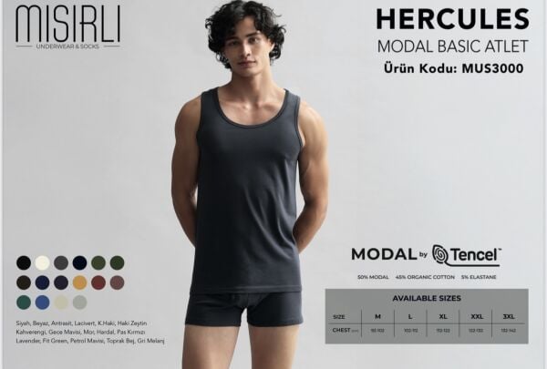 MISIRLI 3000 ERKEK MODAL HERCULES ATLET