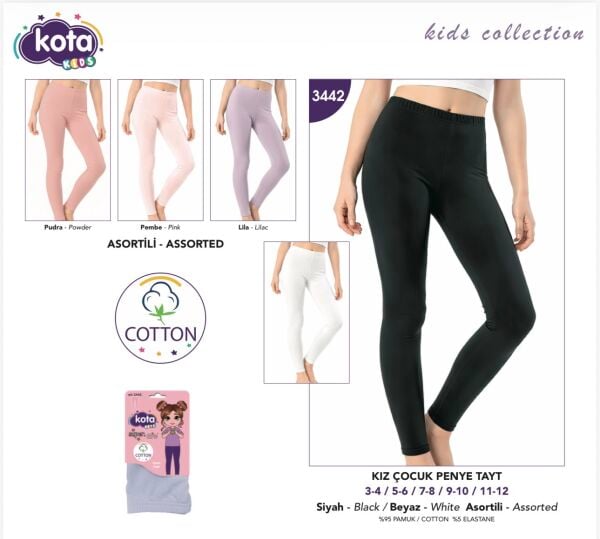 KOTA 3442 KIZ ÇOCUK PENYE TAYT
