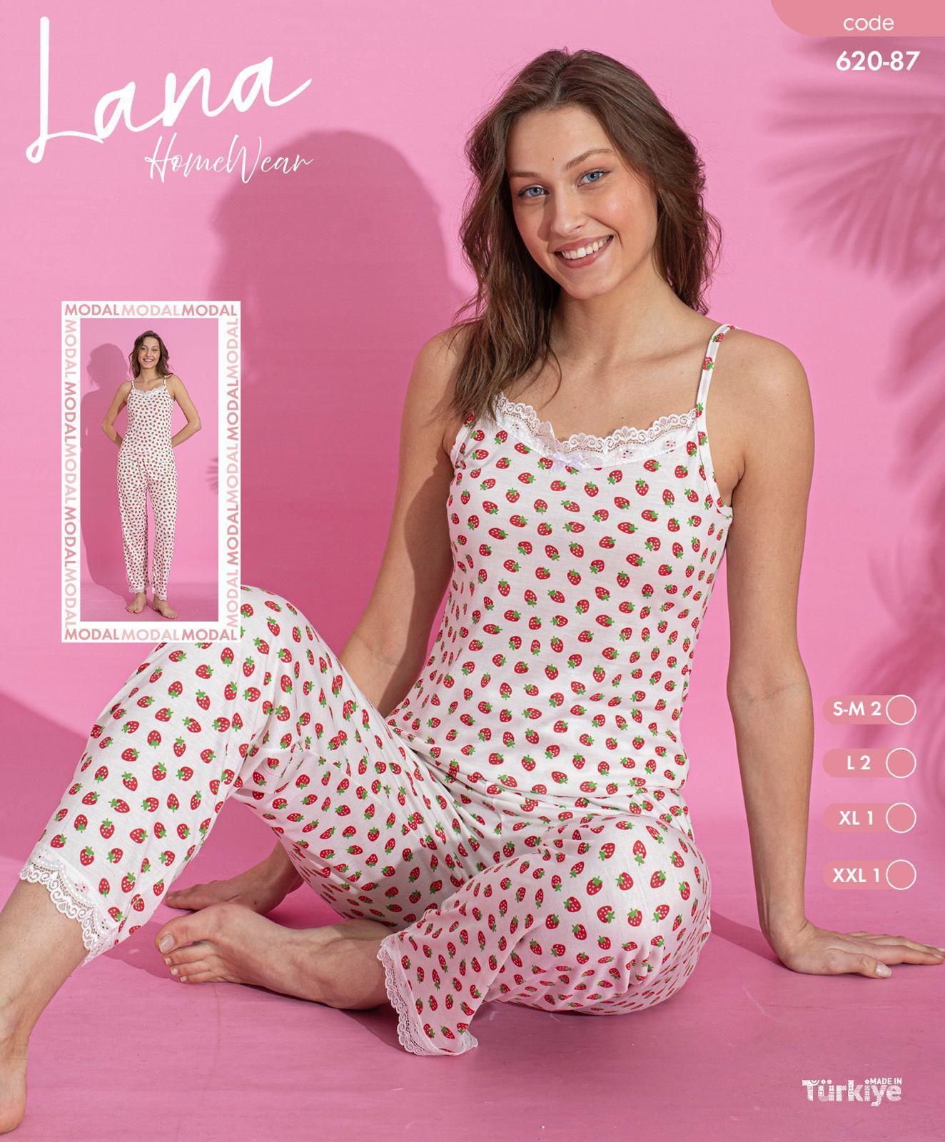 LANA 620-87 BAYAN MODAL DANT.İP ASKILI TAKIM