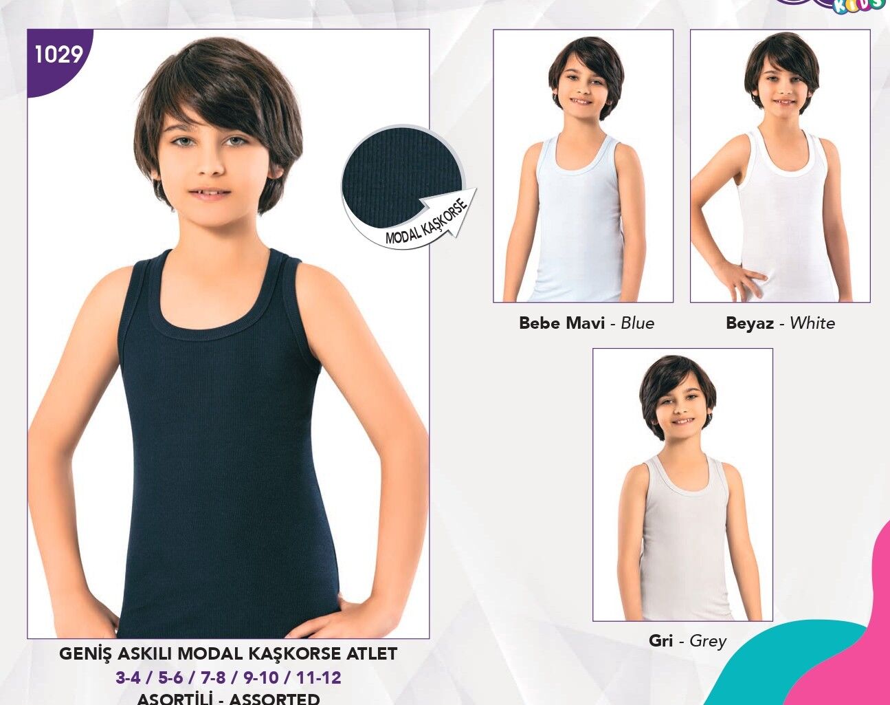 KOTA 1029 ERKEK ÇOCUK MODAL KAŞKORSE ATLET