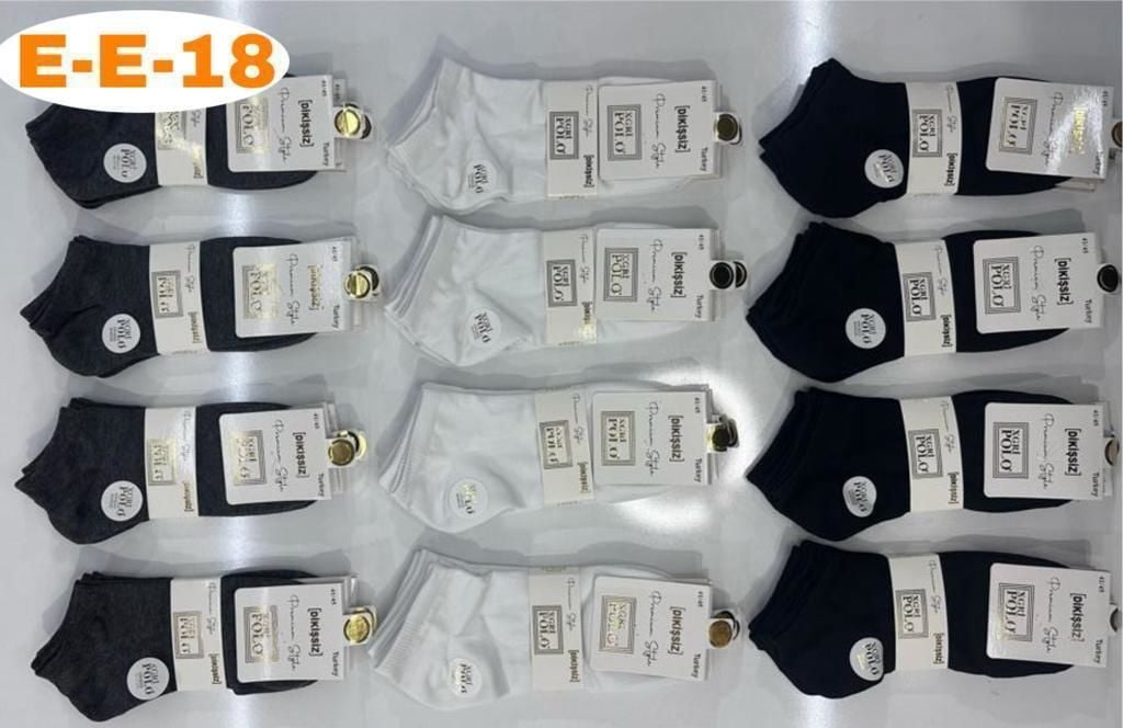 XGRİ E-E-18 ERKEK DİKİŞSİZ PATİK