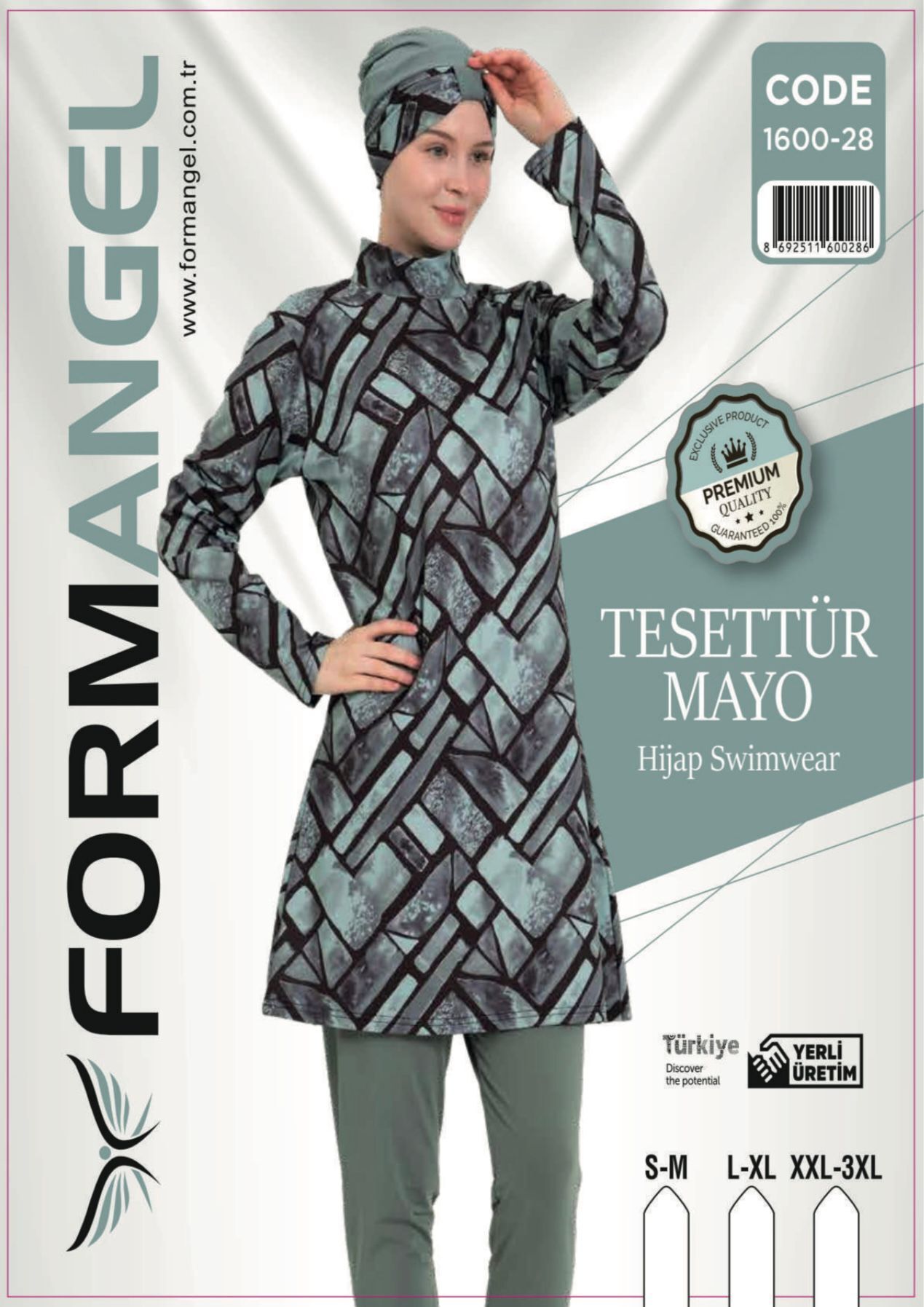 FORM ANGEL 1600-28 U.KOL F.LİKRA TESETTÜR MAYO