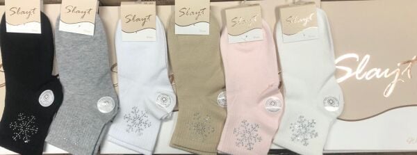 SLAYT ST2914 BAYAN K.KONÇ TAŞLI PATİK