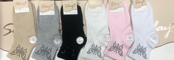SLAYT ST2914 BAYAN K.KONÇ TAŞLI PATİK