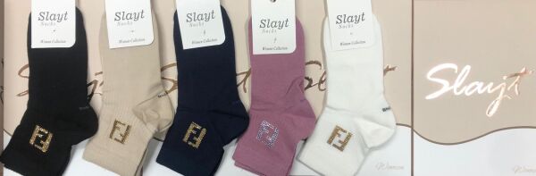SLAYT ST2914 BAYAN K.KONÇ TAŞLI PATİK