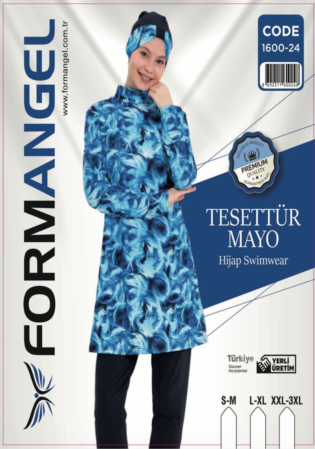 FORM ANGEL 1600-24 U.KOL F.LİKRA TESETTÜR MAYO