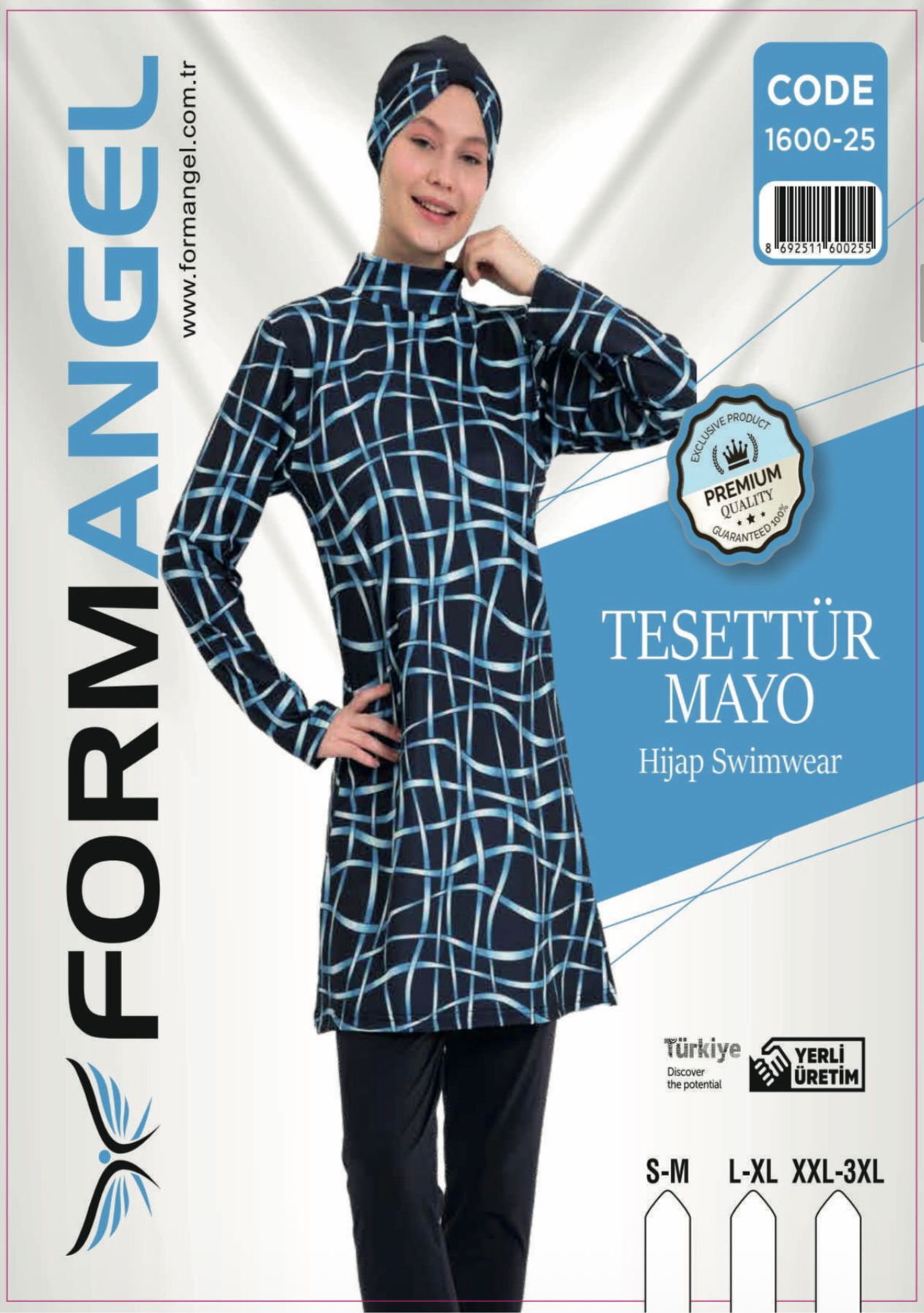 FORM ANGEL 1600-25 U.KOL F.LİKRA TESETTÜR MAYO