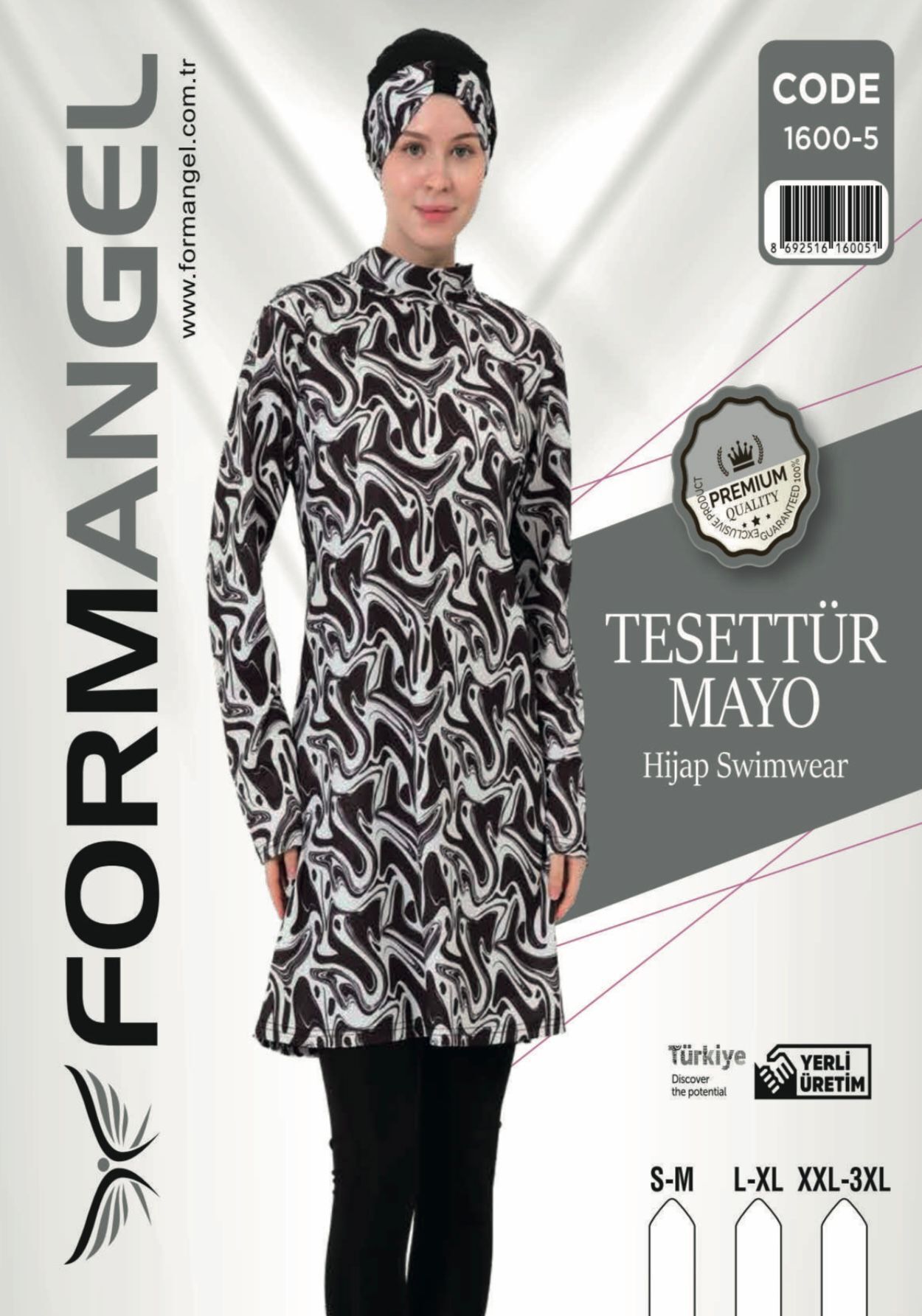 FORM ANGEL 1600-5 U.KOL F.LİKRA TESETTÜR MAYO
