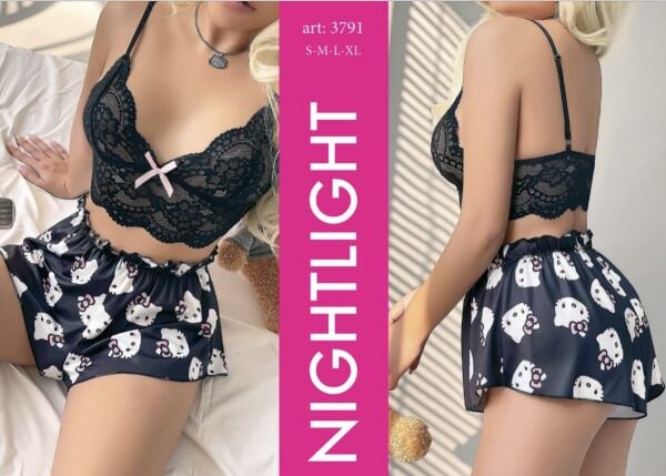 NIGHTLIGHT 3791 ŞORTLU TAKIM KIRMIZI