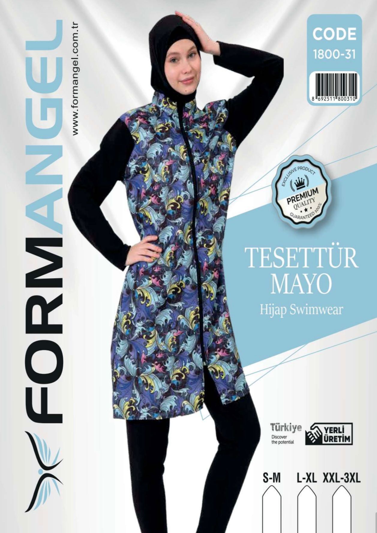 FORM ANGEL 1800-31 FERMUARLI TAYTLI TESETTÜR MAYO