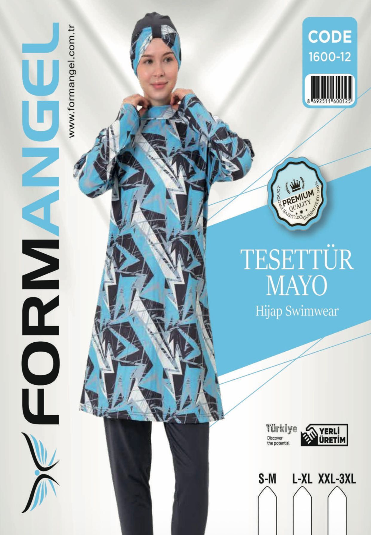 FORM ANGEL 1600-12 U.KOL F.LİKRA TESETTÜR MAYO