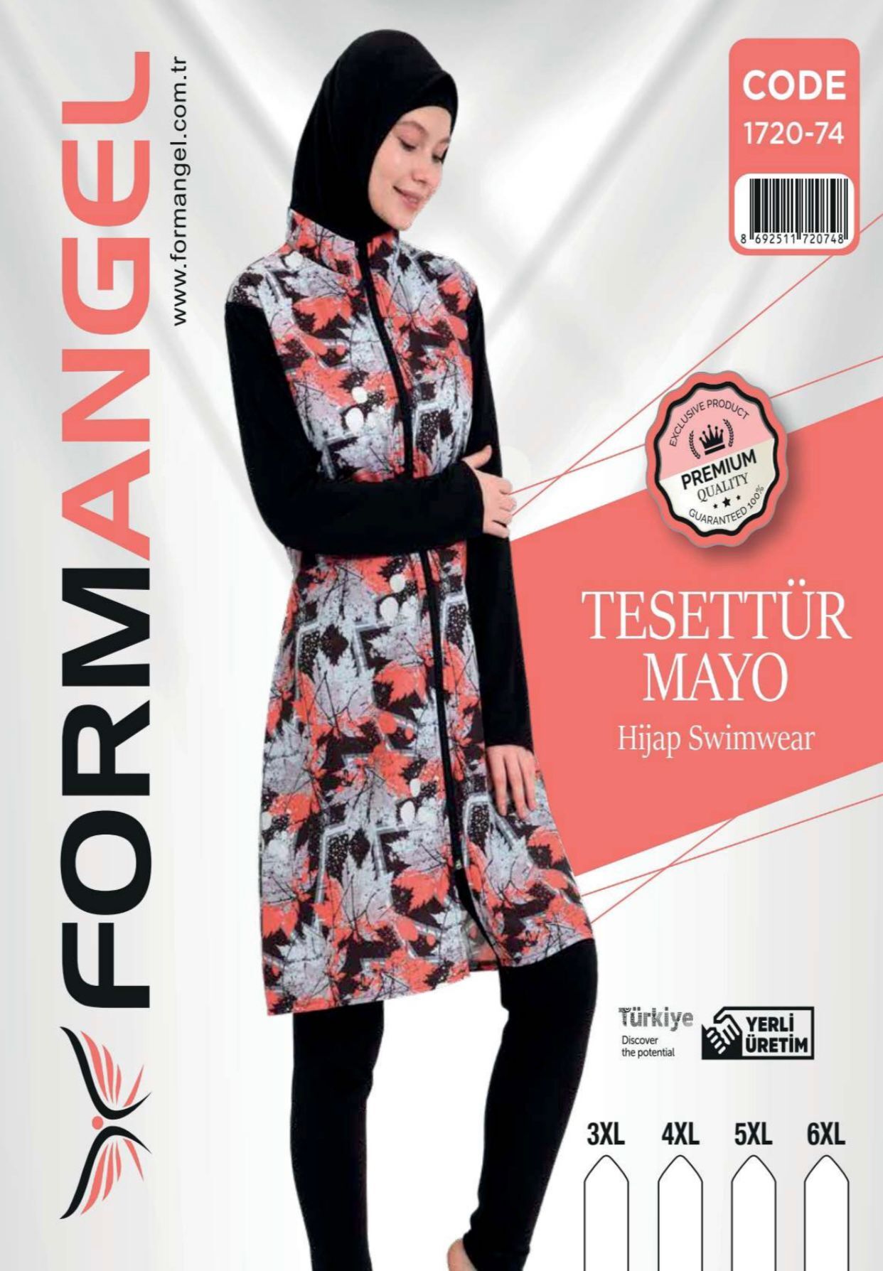 FORM ANGEL 1720-74 BATTAL FERMUARLI TESETTÜR MAYO