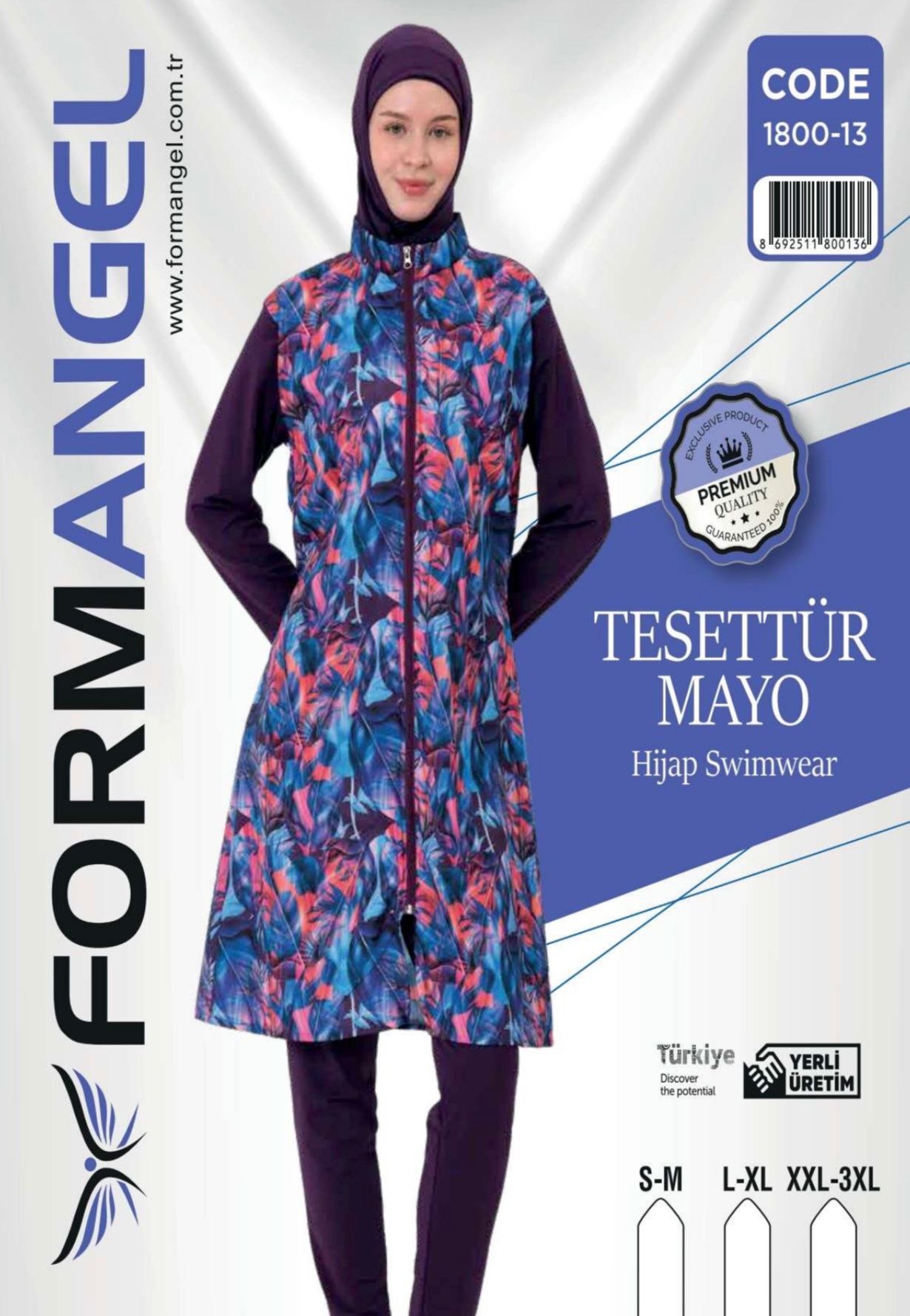 FORM ANGEL 1800-13 FERMUARLI TAYTLI TESETTÜR MAYO