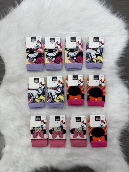 MINNI MOUSE MN22864 KIZ ÇOCUK PATİK ÇORAP