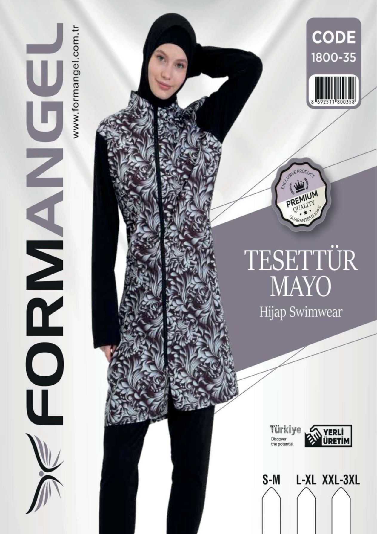 FORM ANGEL 1800-35 FERMUARLI TAYTLI TESETTÜR MAYO