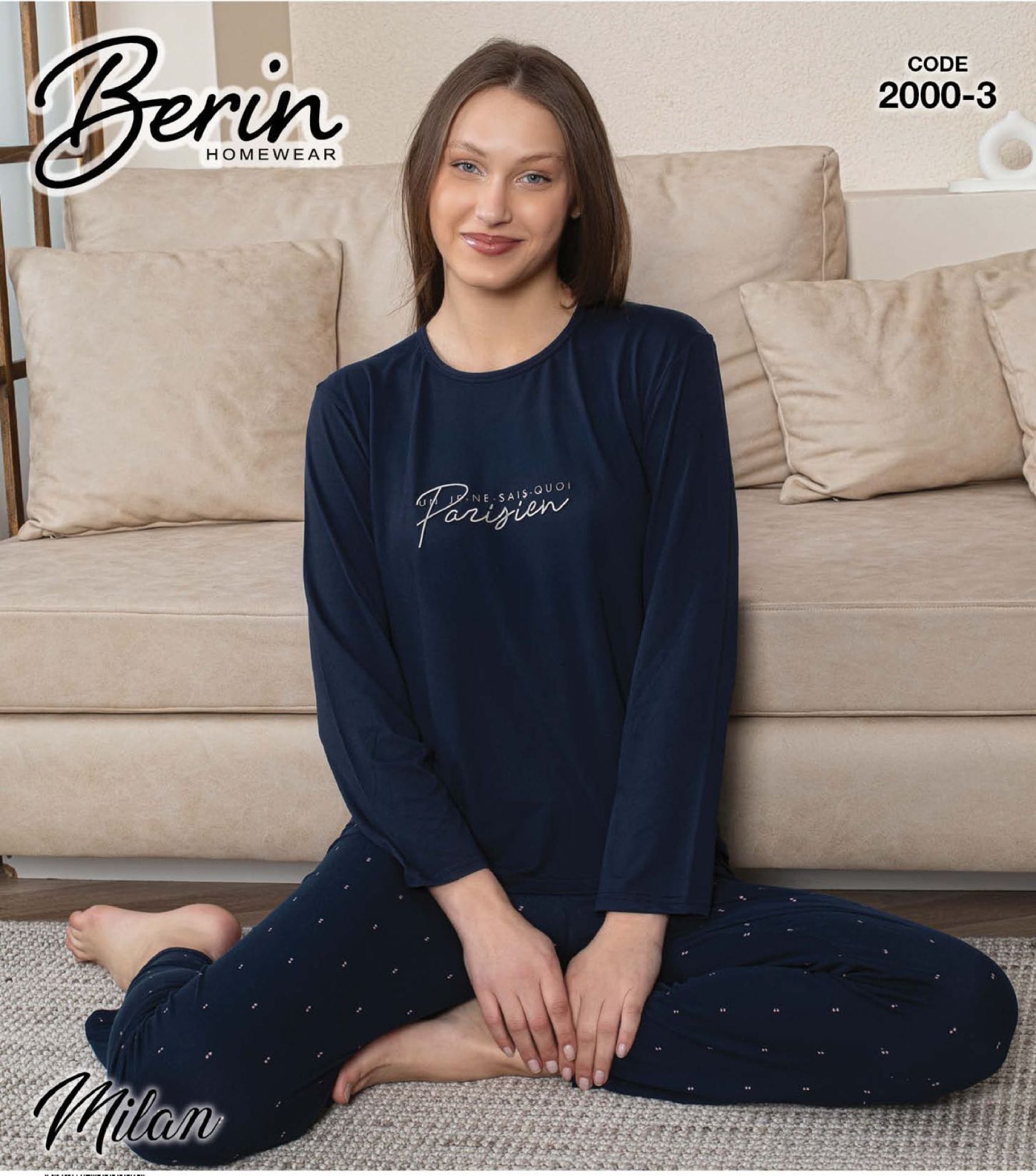 BERİN 2000-3 MİLAN PİJAMA TAKIM