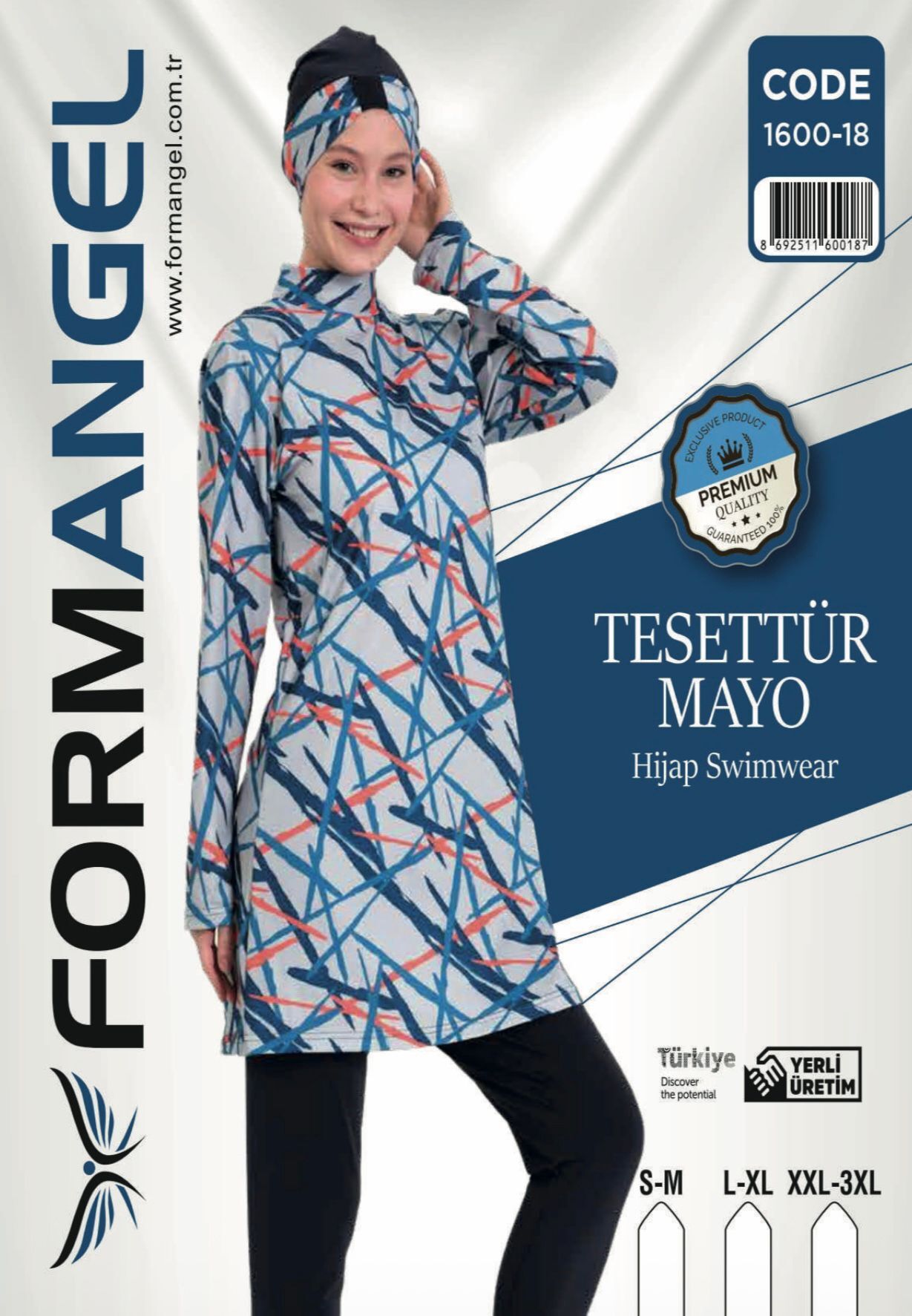 FORM ANGEL 1600-18 U.KOL F.LİKRA TESETTÜR MAYO