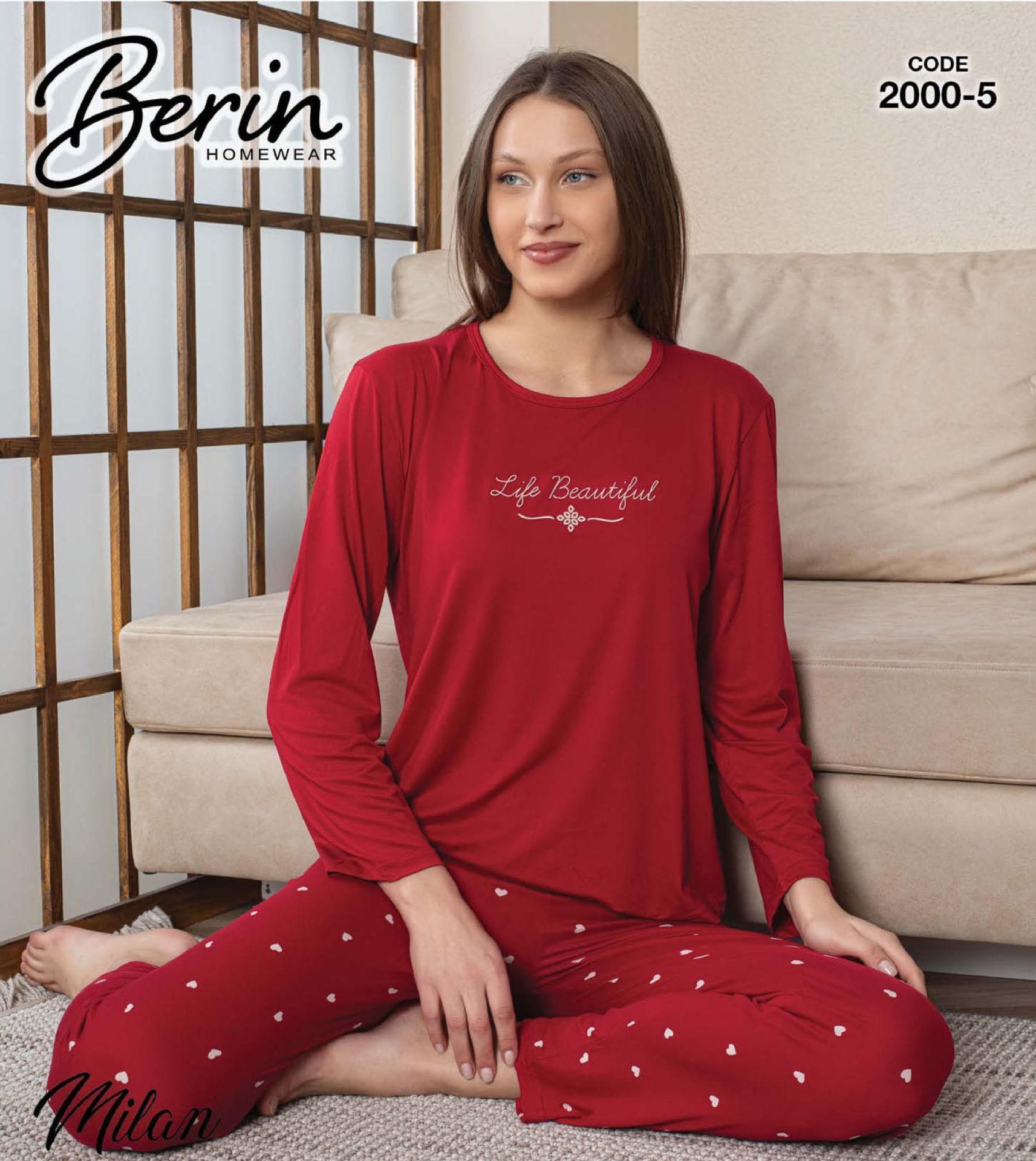 BERİN 2000-5 MİLAN PİJAMA TAKIM