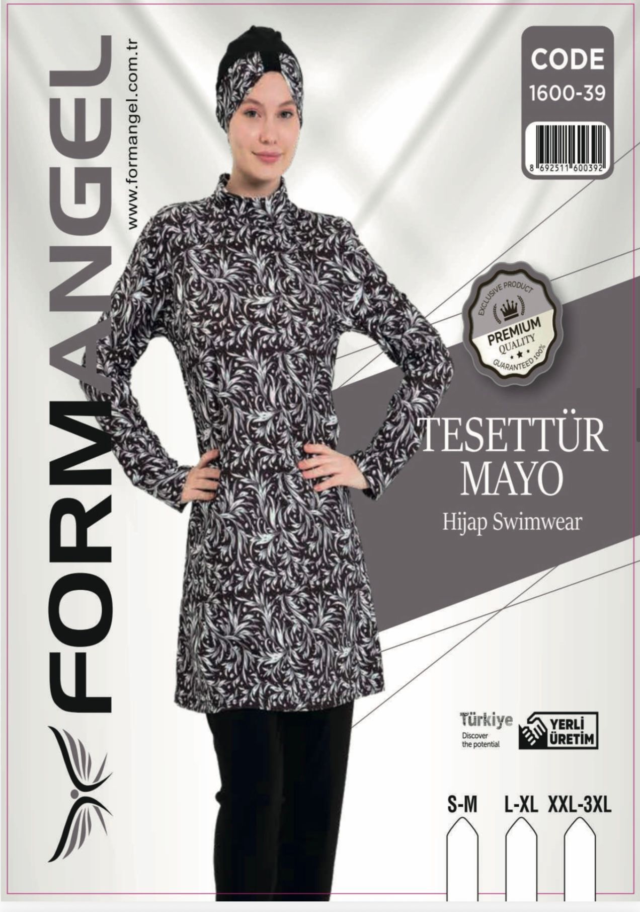 FORM ANGEL 1600-39 U.KOL F.LİKRA TESETTÜR MAYO