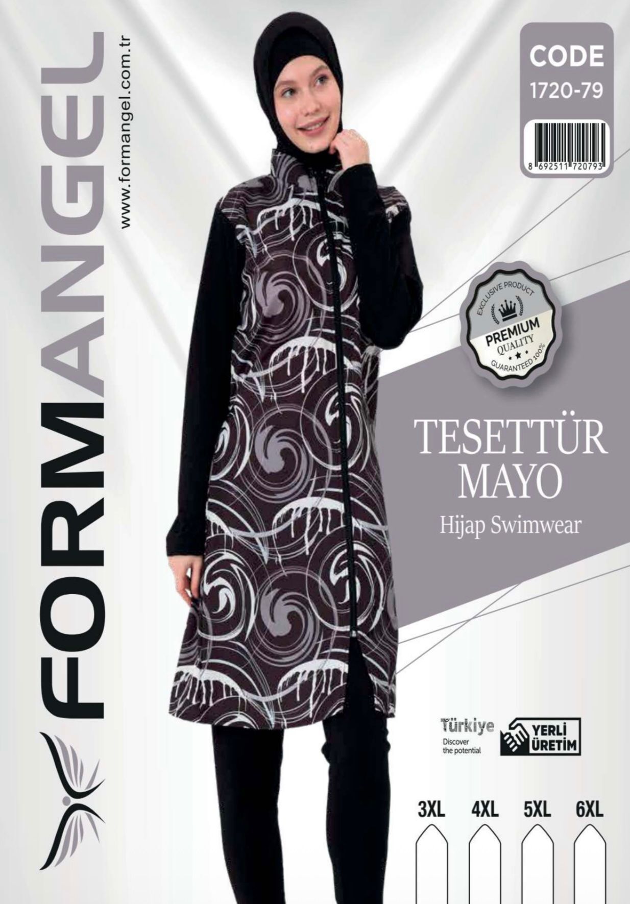 FORM ANGEL 1720-79 BATTAL FERMUARLI TESETTÜR MAYO