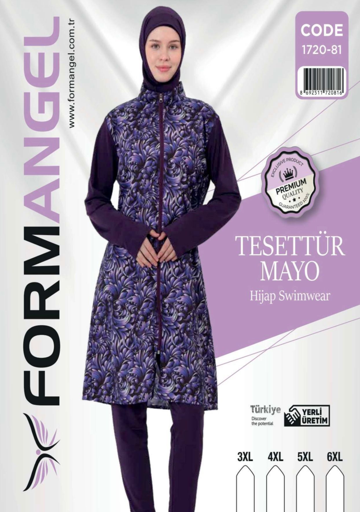 FORM ANGEL 1720-81 BATTAL FERMUARLI TESETTÜR MAYO