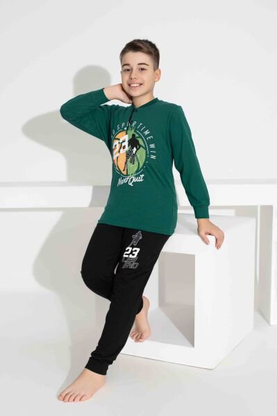 TARIK 3917 ERKEK 6-10 YAŞ U.KOL PİJAMA TAKIM