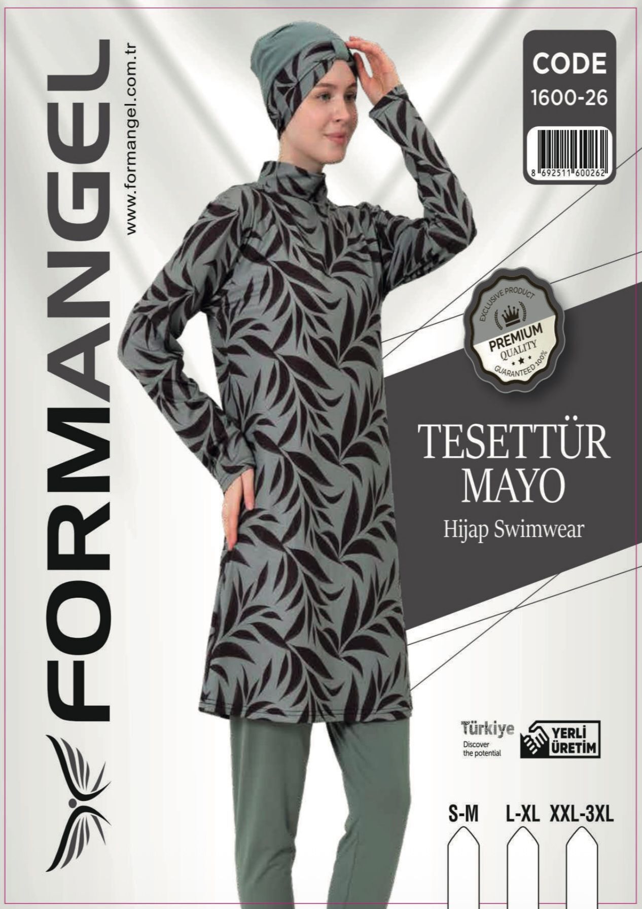 FORM ANGEL 1600-26 U.KOL F.LİKRA TESETTÜR MAYO